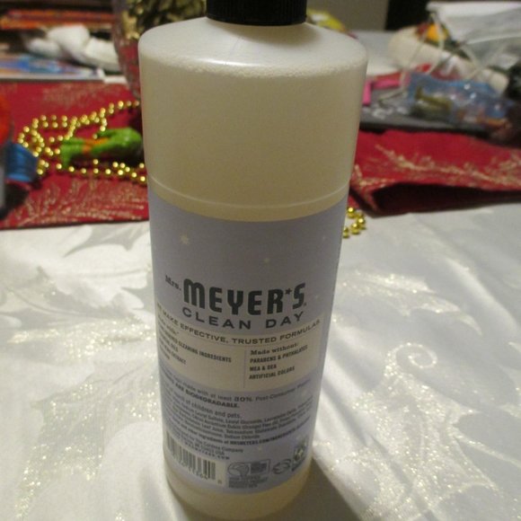 MRS MEYERS Clean Day Dish Soap SNOWDROP Scent FULL SIZE 16 Fl Oz. Hard To Find - Picture 2 of 4